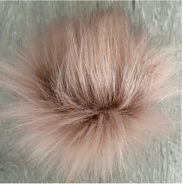 Faux Fur PomPoms - Snap On -Yarnboler - YourNextKnit