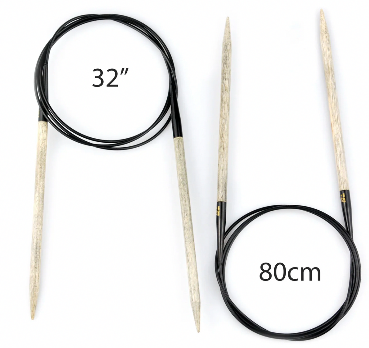 LYKKE - DRIFTWOOD Fixed Circular Knitting Needles 32" - YourNextKnit