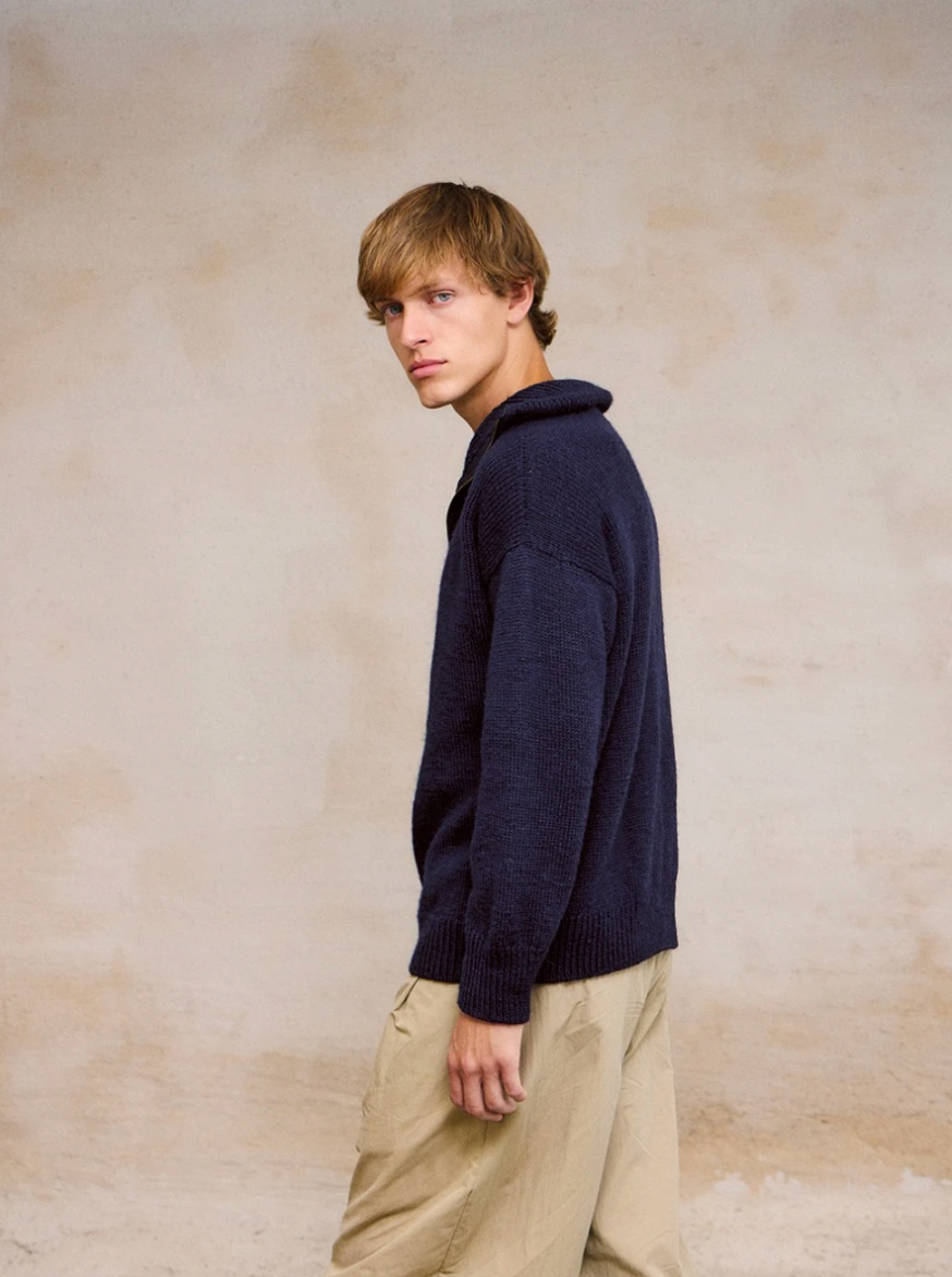 Sandnes Garn - Single Pattern Booklet - 2412 No. 04 Matthew Sweater Man - YourNextKnit