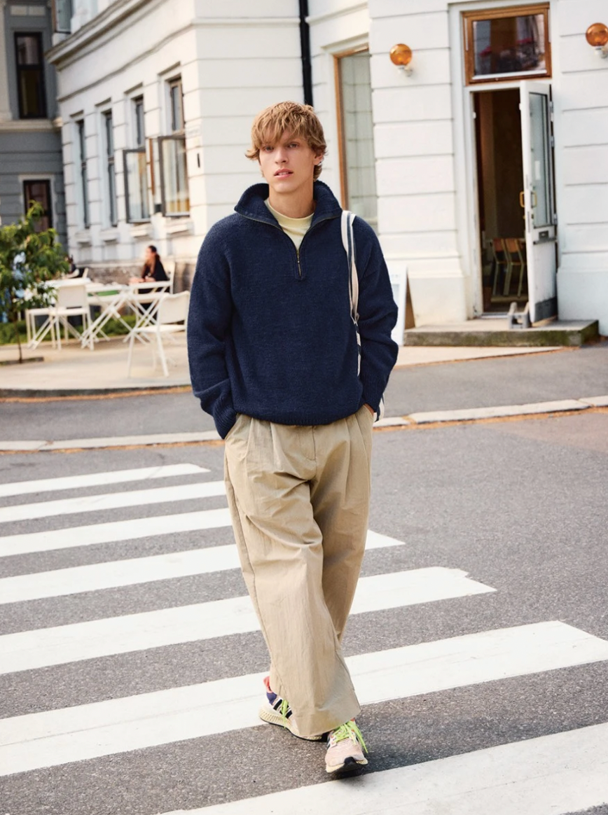 Sandnes Garn - Single Pattern Booklet - 2412 No. 04 Matthew Sweater Man - YourNextKnit