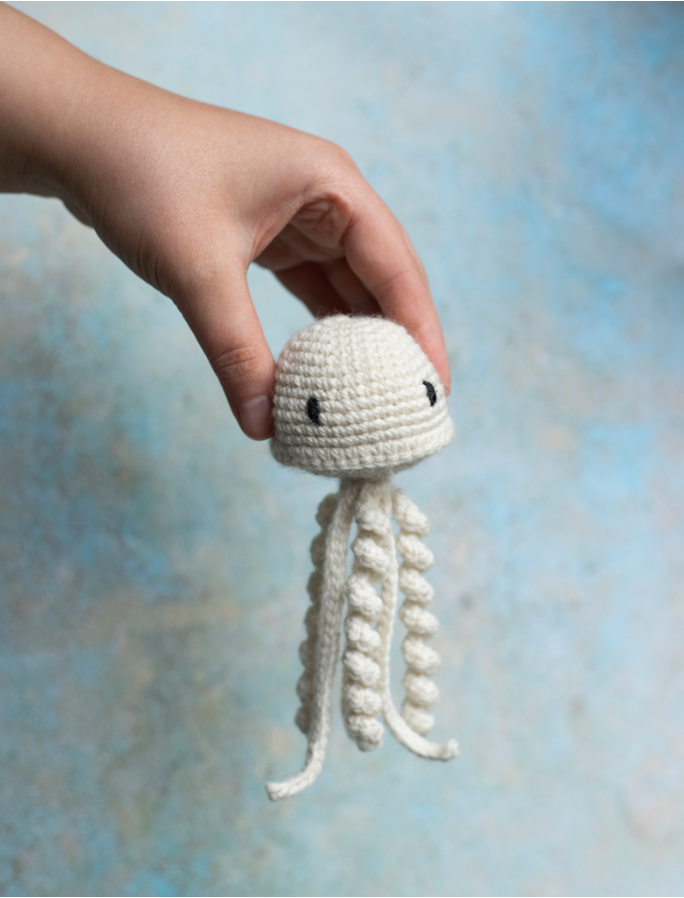 TOFT Animals -Mini Mike the Jellyfish Kit - YourNextKnit