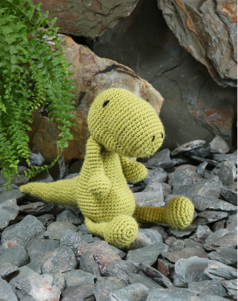 TOFT Animals -Gregor the T-Rex Kit - YourNextKnit
