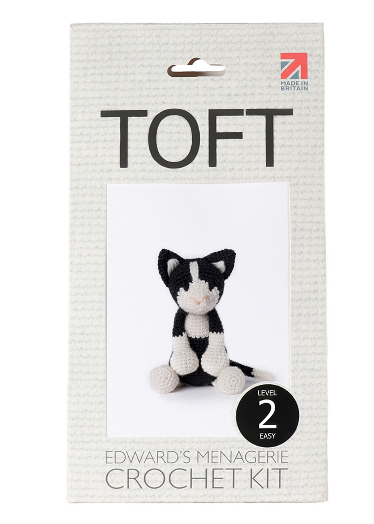 TOFT Animals - Paddy the black and white cat kit - YourNextKnit