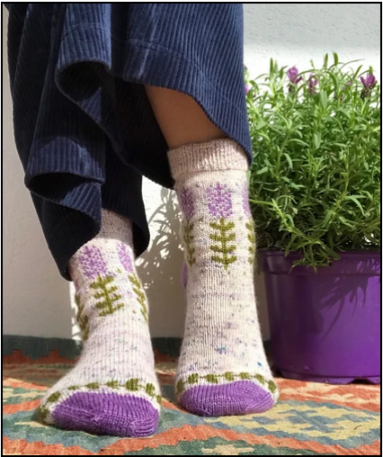 Charming Colorwork Socks - Charlotte Stone - YourNextKnit