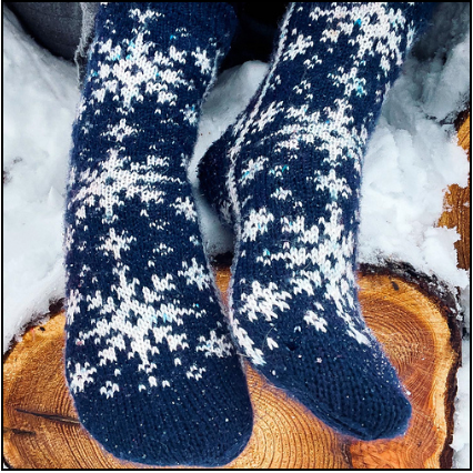 Charming Colorwork Socks - Charlotte Stone - YourNextKnit