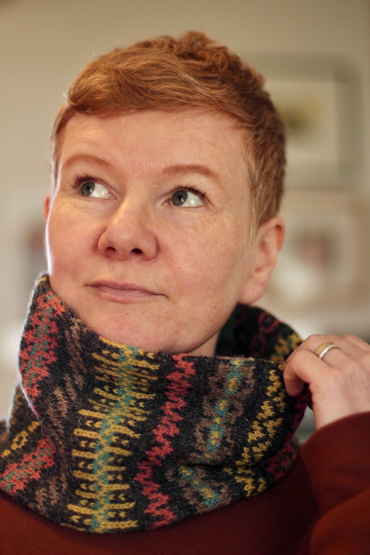 Haslock Cowl  Kit by Gudrun Johnston - YourNextKnit