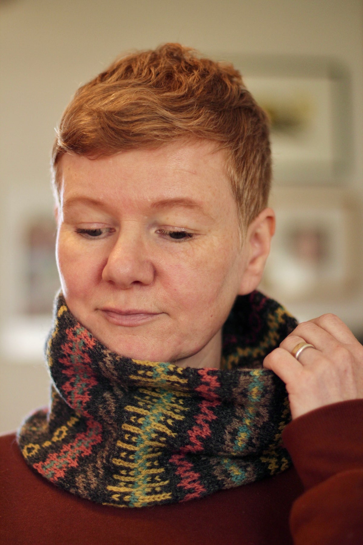 Haslock Cowl  Kit by Gudrun Johnston - YourNextKnit