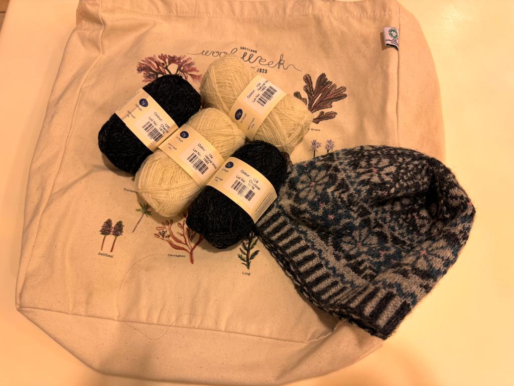 Buggiflooer Beanie  Shetland Wool Week Hat - Kit by Alison Rendall - YourNextKnit