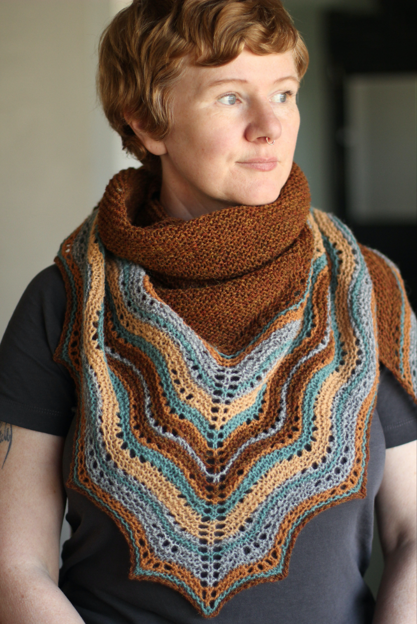 Hansel Hap Kit by Gudrun Johnston for KnitCity Vancouver 2023!! - YourNextKnit