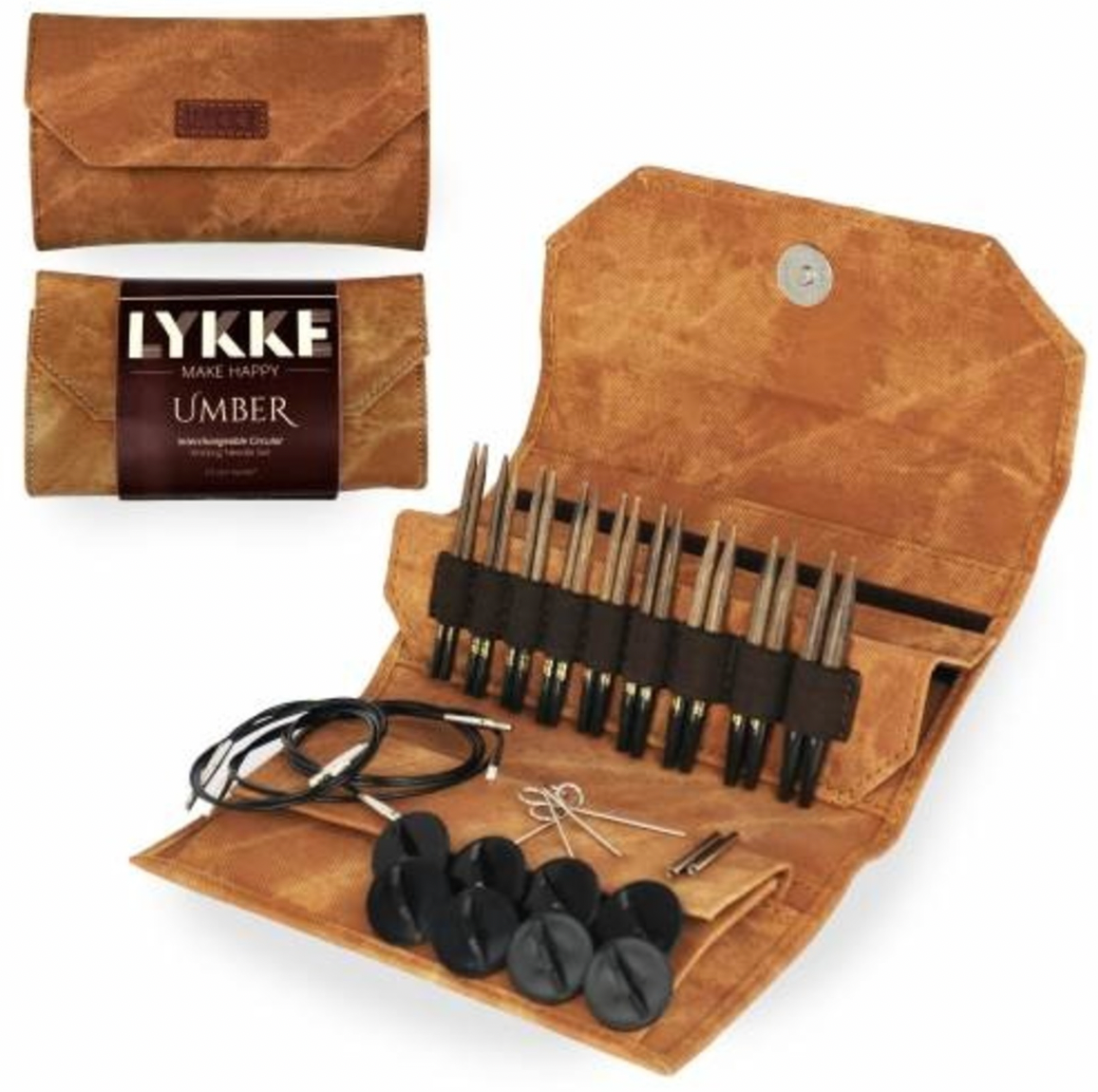 LYKKE - UMBER 3.5" Interchangeable Needle Set