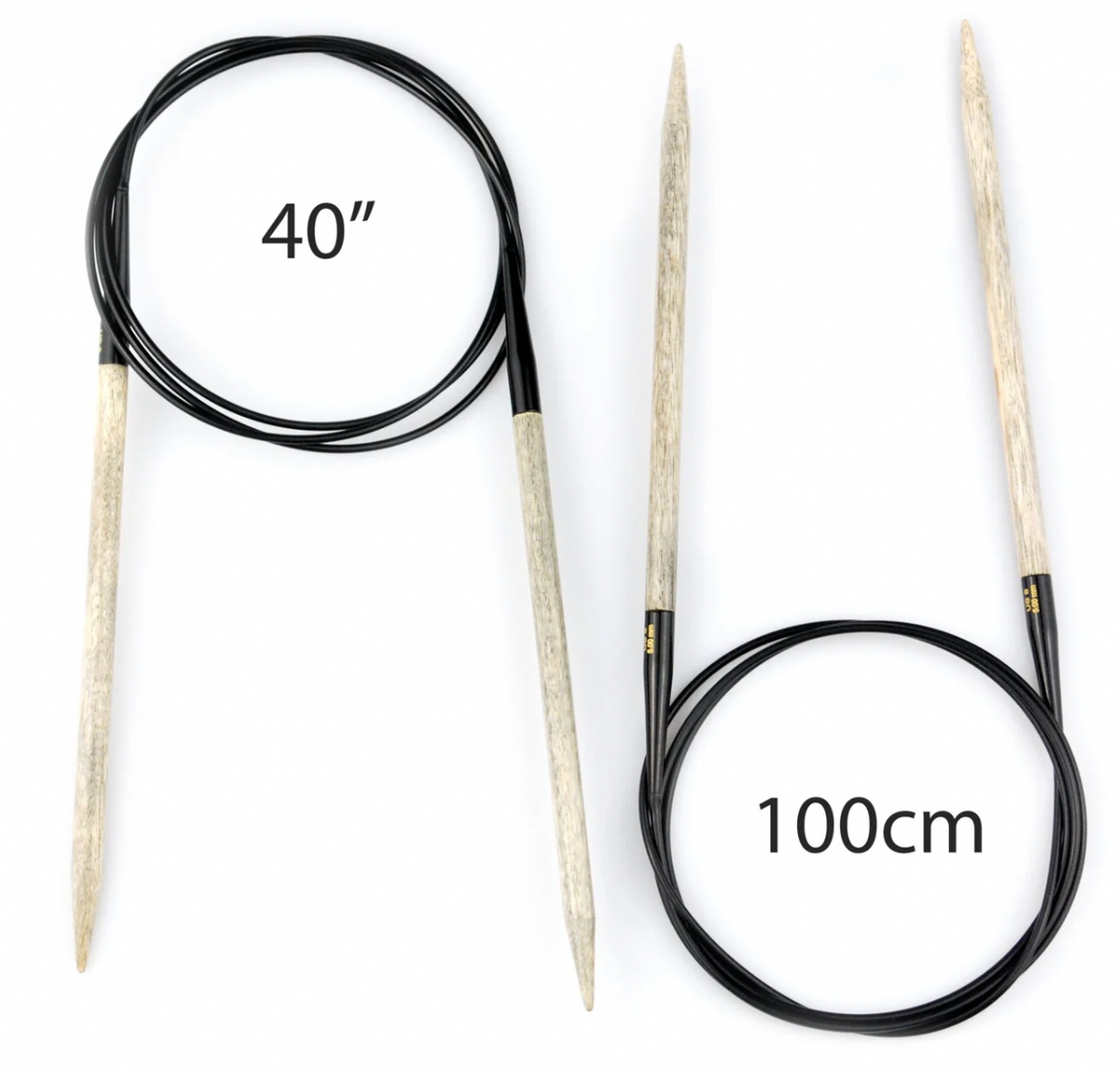 LYKKE - DRIFTWOOD Fixed Circular Knitting Needles 40"