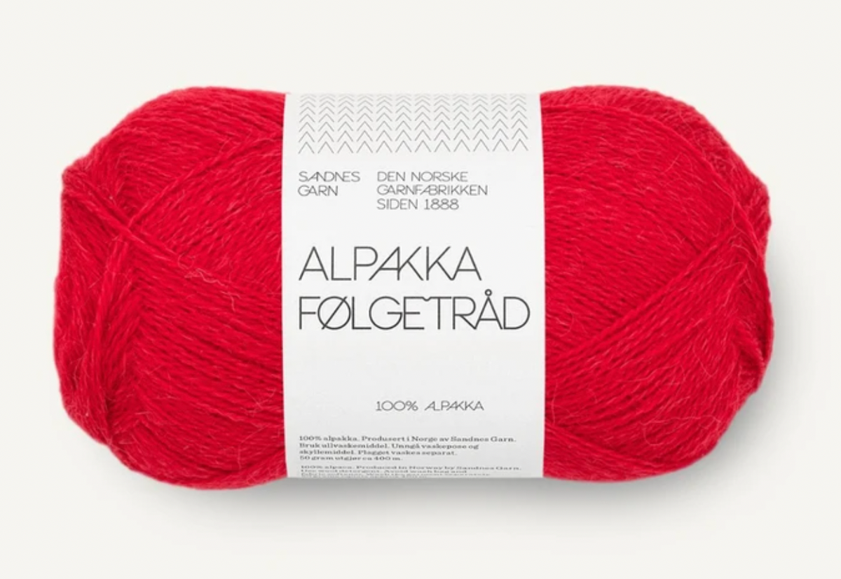 Alpakka (Alpaca) Folgetrad- Sandnes Garn