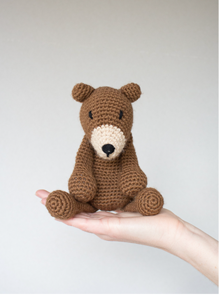 TOFT Animals -Penelope the Brown Bear Kit - YourNextKnit