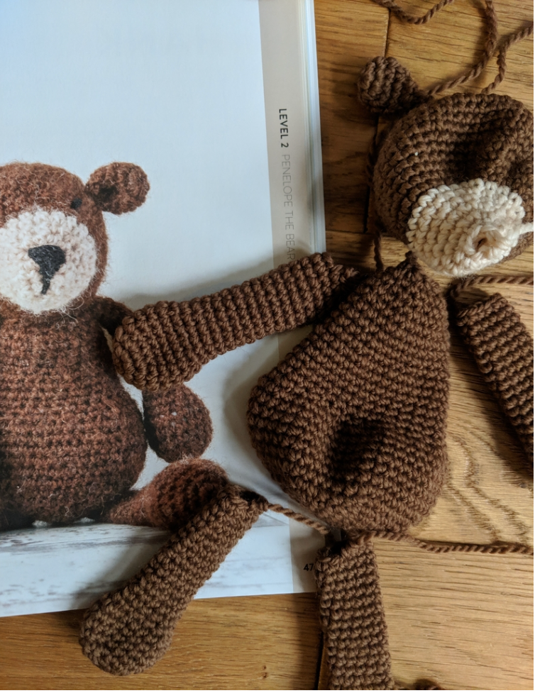 TOFT Animals -Penelope the Brown Bear Kit - YourNextKnit