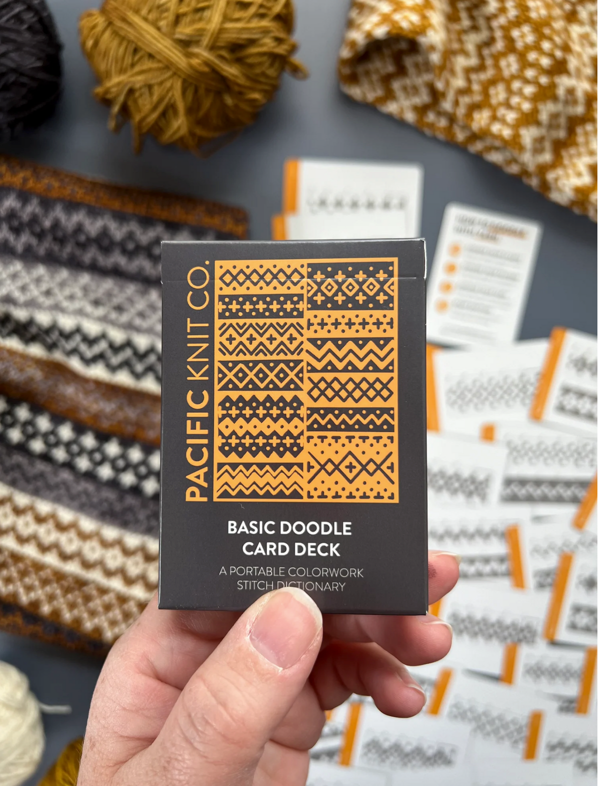 Pacific Knit Co - Basic Doodle Card Deck - YourNextKnit