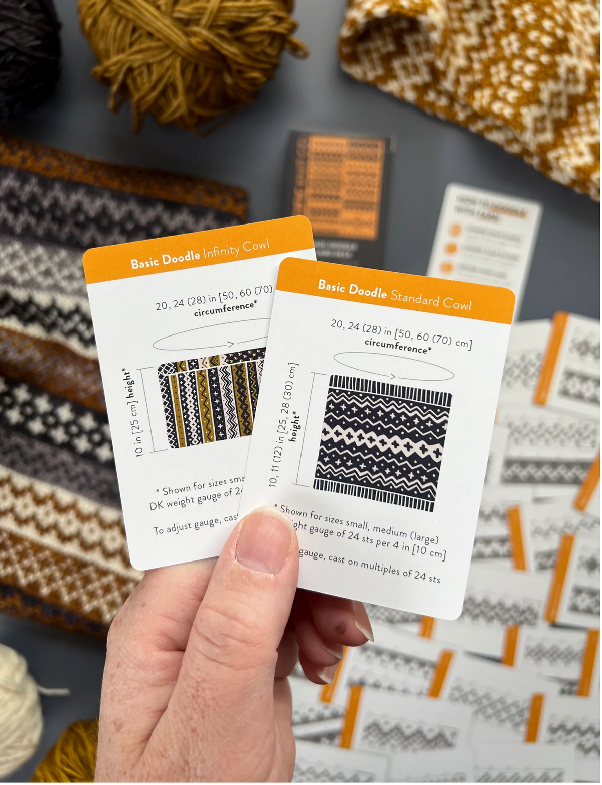 Pacific Knit Co - Basic Doodle Card Deck - YourNextKnit