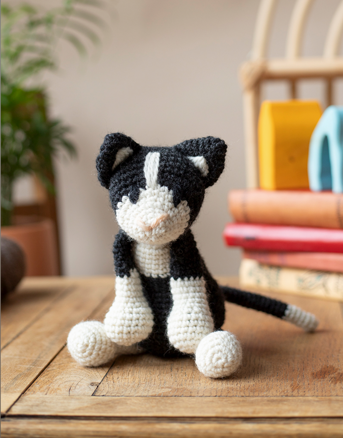 TOFT Animals - Paddy the black and white cat kit - YourNextKnit