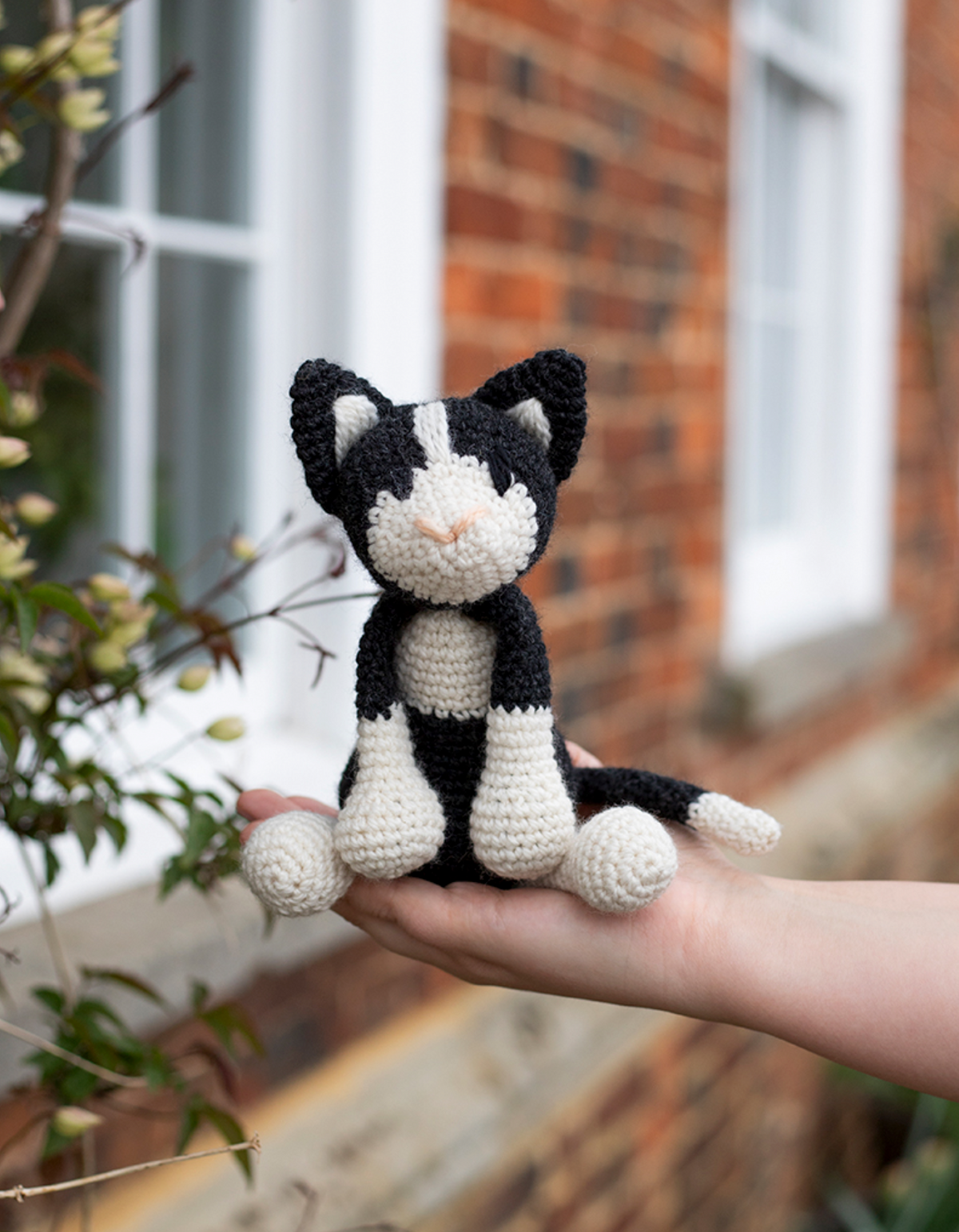 TOFT Animals - Paddy the black and white cat kit - YourNextKnit