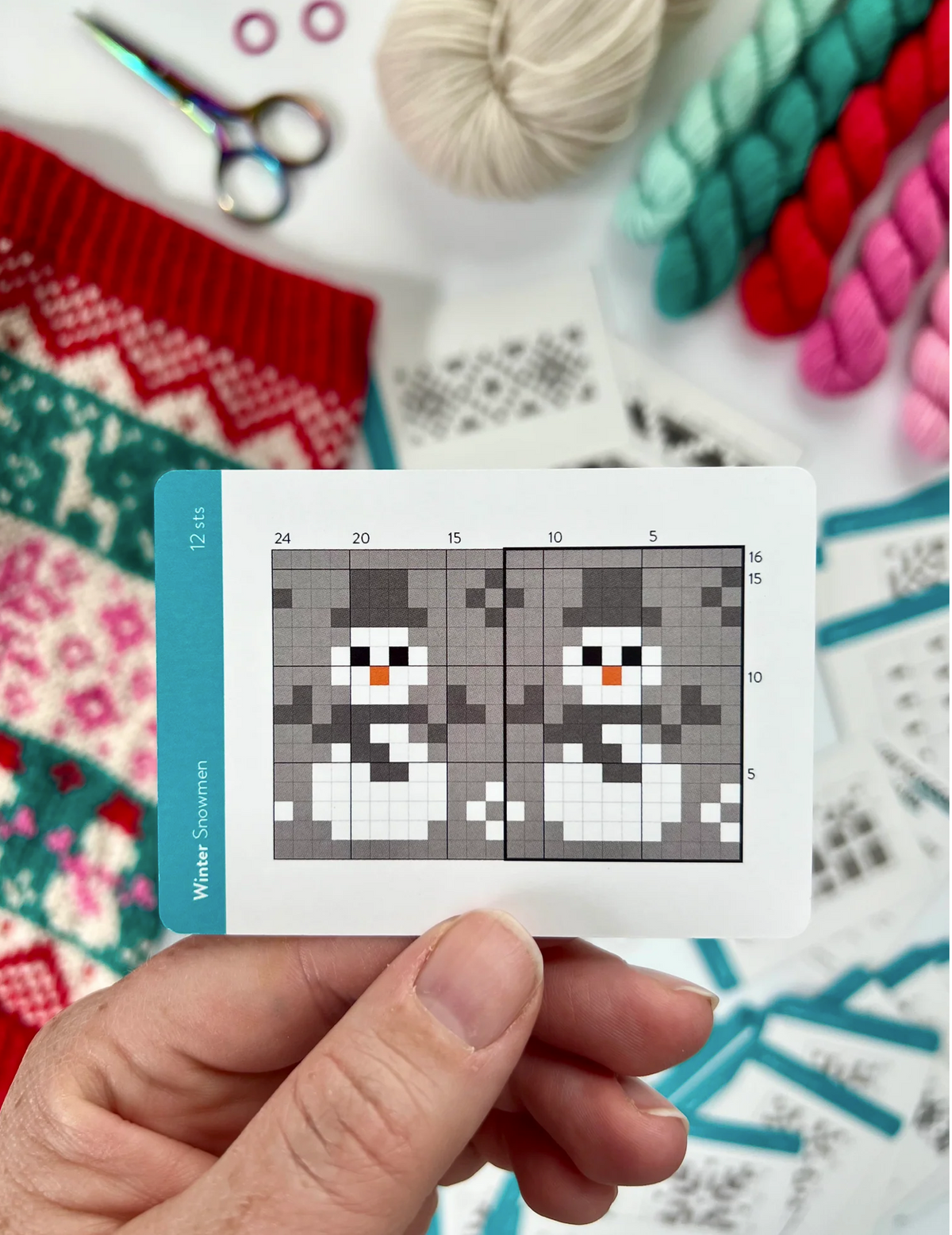 Pacific Knit Co - Winter Doodle Card Deck - YourNextKnit