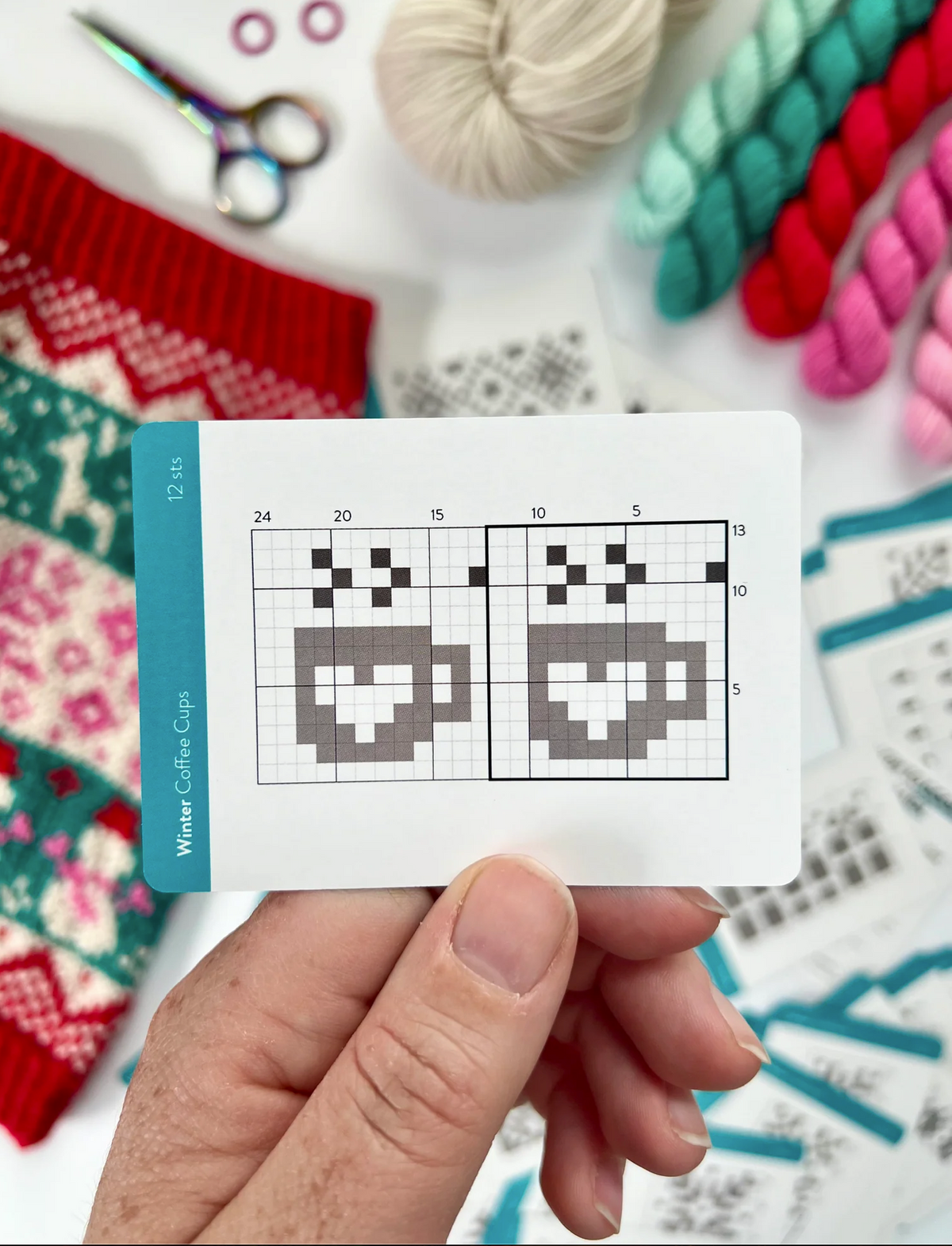 Pacific Knit Co - Winter Doodle Card Deck - YourNextKnit