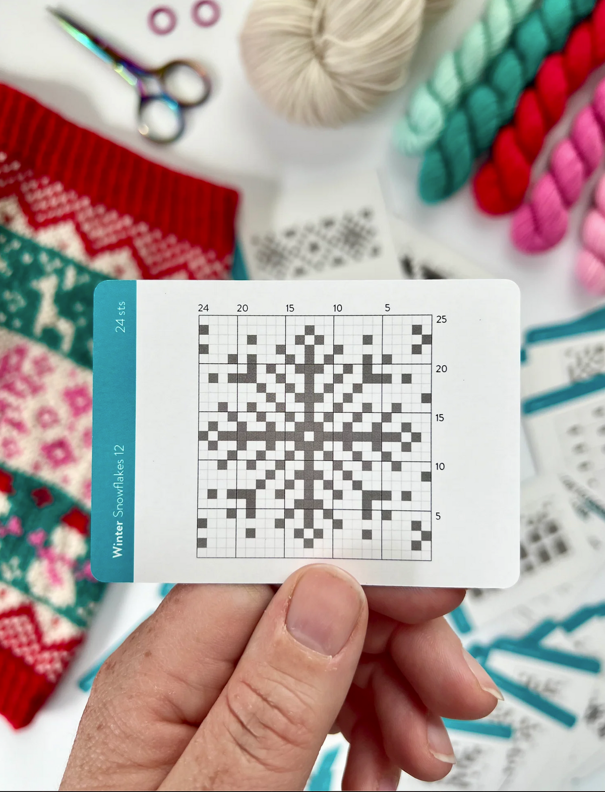 Pacific Knit Co - Winter Doodle Card Deck - YourNextKnit