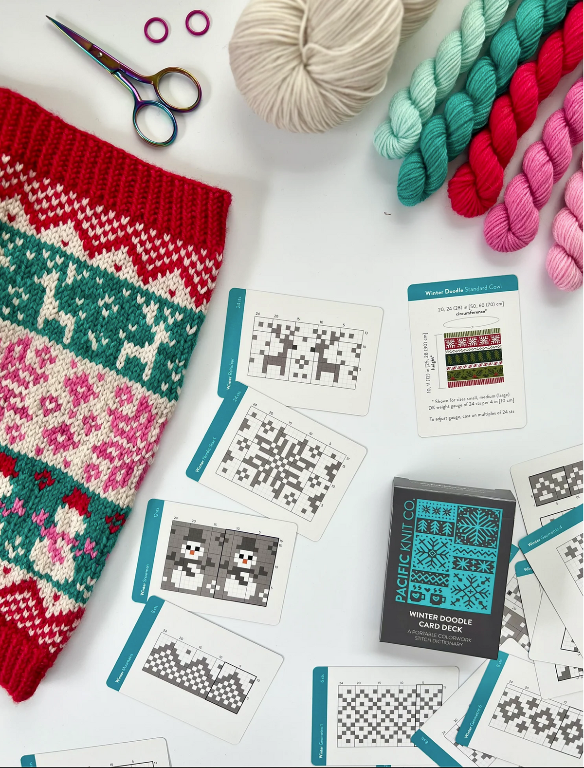 Pacific Knit Co - Winter Doodle Card Deck