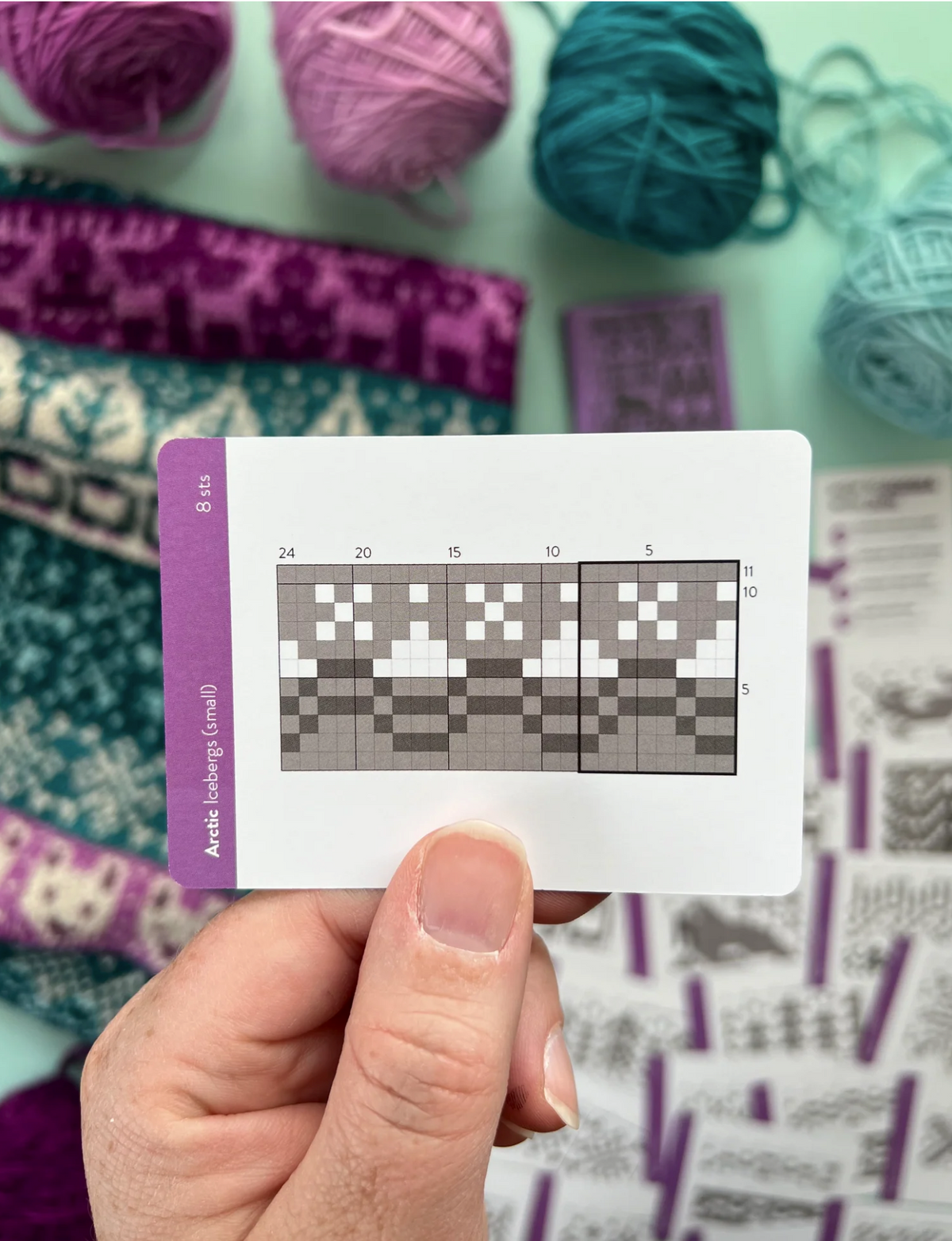 Pacific Knit Co - Arctic Doodle Card Half Deck - YourNextKnit