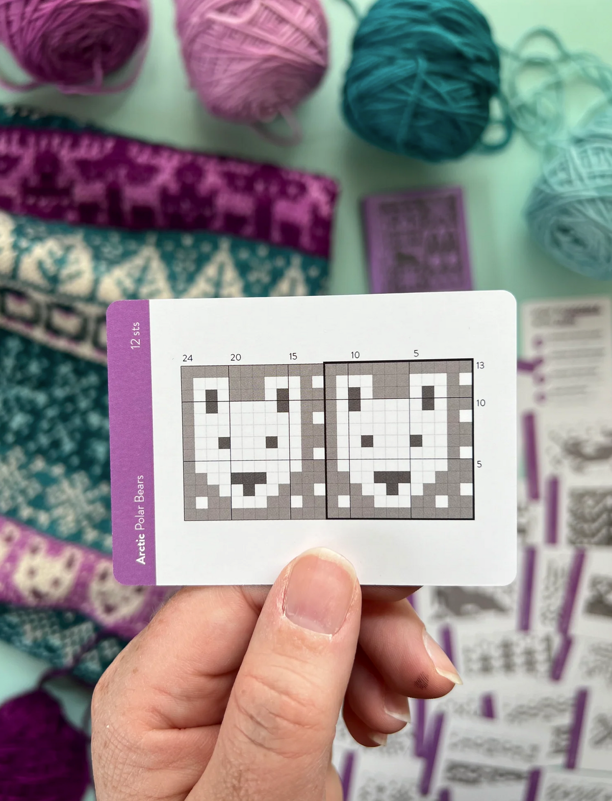 Pacific Knit Co - Arctic Doodle Card Half Deck - YourNextKnit