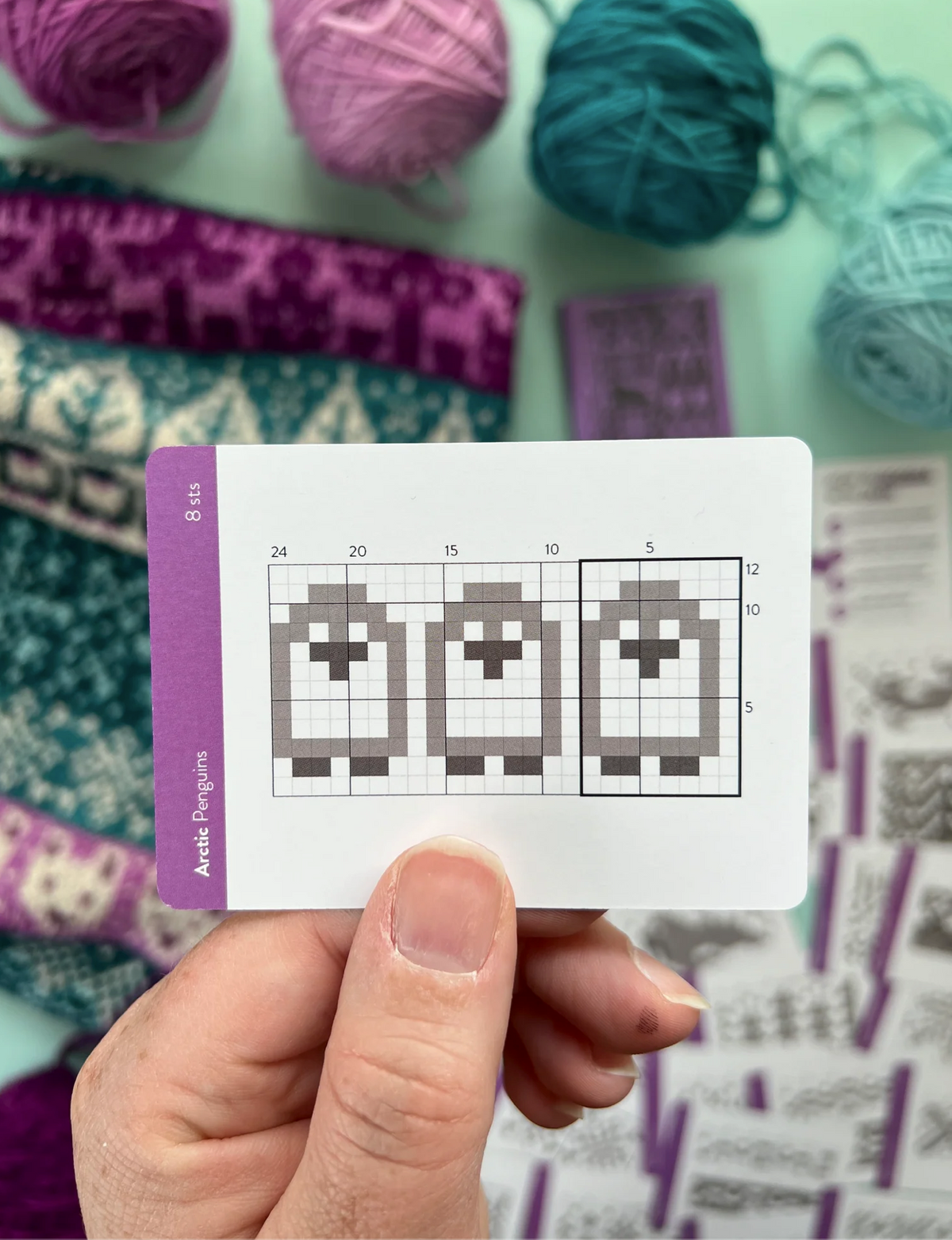 Pacific Knit Co - Arctic Doodle Card Half Deck