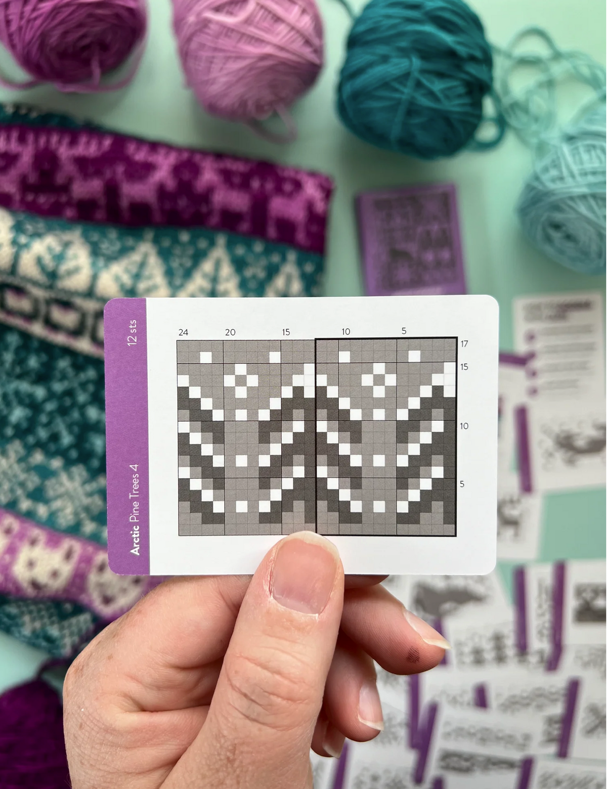 Pacific Knit Co - Arctic Doodle Card Half Deck - YourNextKnit