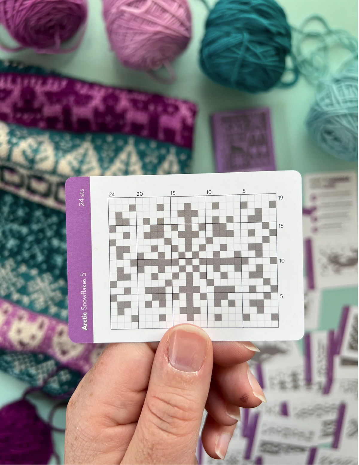 Pacific Knit Co - Arctic Doodle Card Half Deck - YourNextKnit