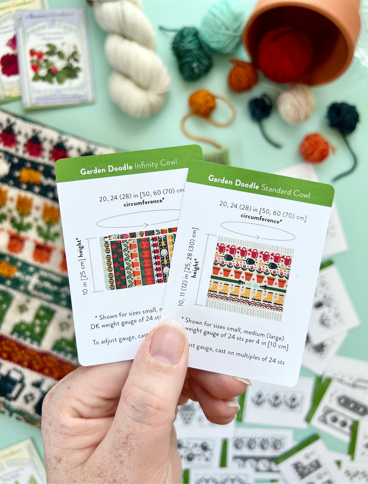 Pacific Knit Co - Garden Doodle Card Half Deck - YourNextKnit