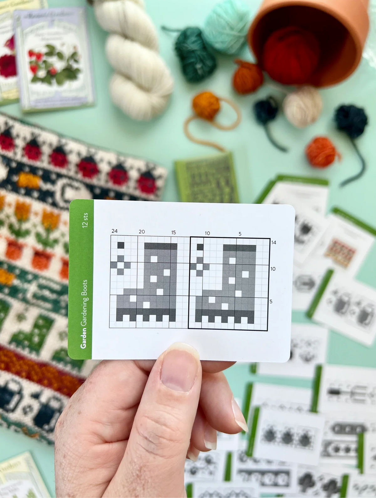 Pacific Knit Co - Garden Doodle Card Half Deck - YourNextKnit