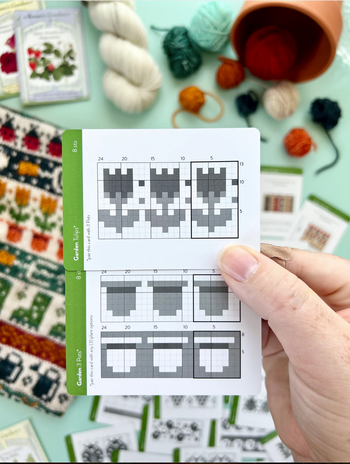 Pacific Knit Co - Garden Doodle Card Half Deck - YourNextKnit