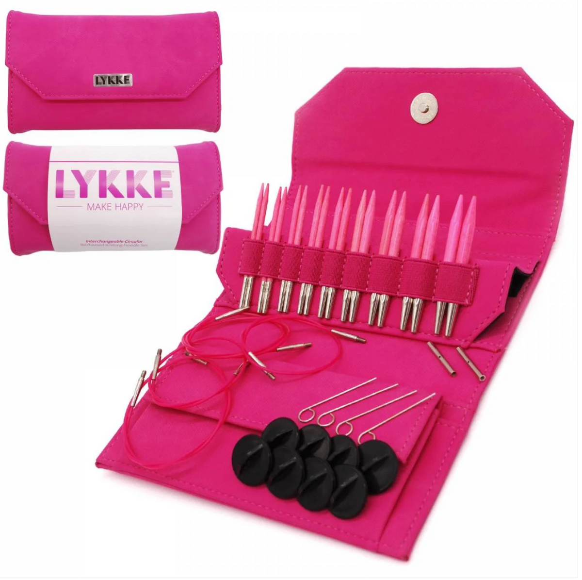 LYKKE - BLUSH Interchangeable Needle Set - YourNextKnit