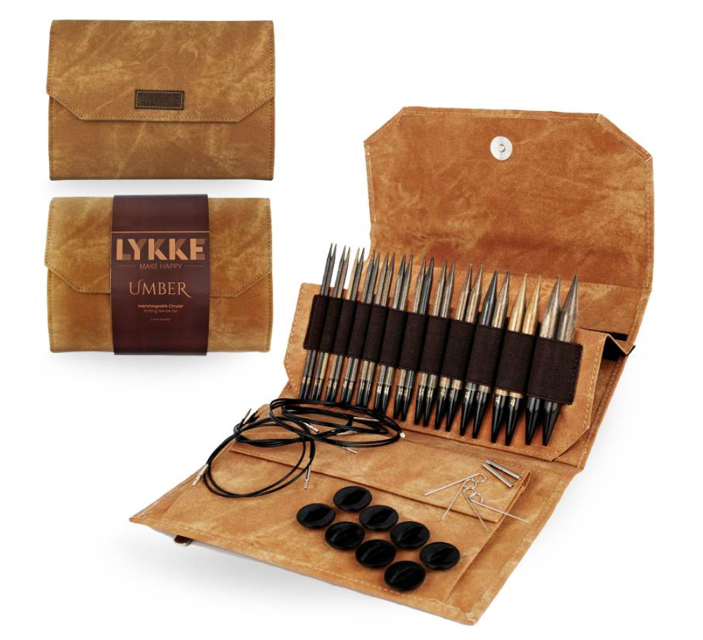 LYKKE - UMBER 5" Interchangeable Needle Set