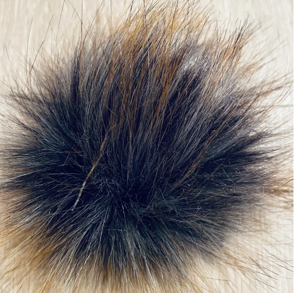 Faux Fur PomPoms - Snap On -Yarnboler - YourNextKnit